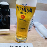 立食い寿司 根室花まる - 生ビール