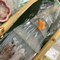 海鮮家 はこだて 本店 - 活イカ刺し