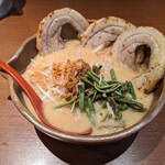 Memba Tado Koro Shouten - 信州味噌 漬け炙りチャーシュー麺
