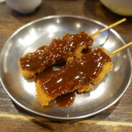 串カツの中村屋 - みそ串カツ