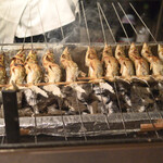 鮎知 - 焼き場の様子を撮らせて頂きました