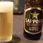Aichi - ビール中瓶 サッポロ黒ラベル