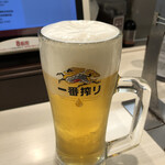 Uobei - 生ビール（中ジョッキ）税込550円