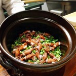 きたしんち 弓場慎之佑 - 蛍烏賊とエンドウのご飯