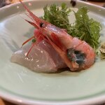 小料理 椿 - お刺身もおいしい。