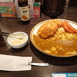 Koko Ichiban Ya - 手仕込みとんかつカレーライス400ｇ+ハーフチーズ+ハーフソーセージ