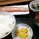 Ichiba Shokudou - 鮭のハラミ定食