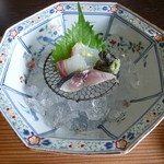 日本料理 鎌倉山倶楽部 - お造り　器も素敵＾＾　器はそれぞれ違うもので用意されました