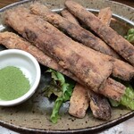 笑ひ鶏 もんど - ごぼうの唐揚げ