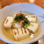 串焼 秋田屋 - 揚げ出し豆腐