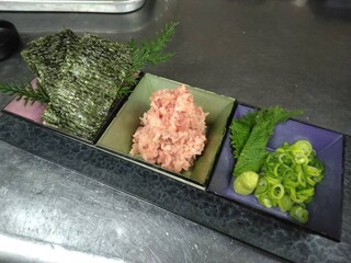 h Sushi Tofuro - おつまみネギトロ