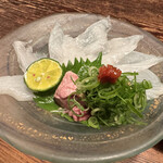 守源旅館 - フグの薄造り