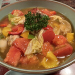 守源旅館 - ホタテトマトあんかけラーメン