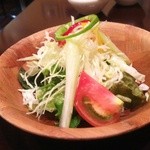 野菜ダイニング HERBE - ランチセットのサラダ