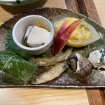 小料理 椿 - 今日の先付けも楽しい、美味しい