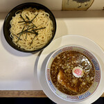 ラーメンヒマワリ - みそつけめん 大盛(840円)