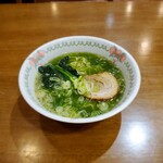 Manyounosato Takaoka - グリーンラーメン 900円