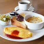 アミューズ カフェ プラス - ドリンク代＋550円のスペシャルモーニング