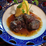 西玉水 - 尾の身のステーキ