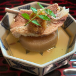 西玉水 - 豚バラと大根おでん