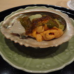 まき村 - 雲丹鮑饂飩