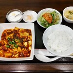 四川料理 胡一刀四代目 - 本場四川麻婆豆腐セット 1,000円 ♪