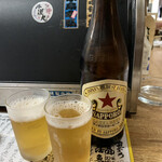 立ち飲み処 絆 - 瓶ビール(中)   600円