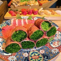 黄金出汁しゃぶと江戸前寿司 肉のあさつ 梅田お初天神店 - 