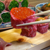 黄金出汁しゃぶと江戸前寿司 肉のあさつ 梅田お初天神店 - 