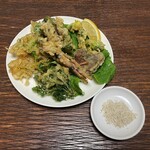 Satono Eki Oohara - 山菜の天ぷら