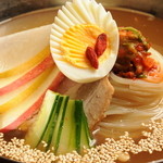 Urayoko Yakiniku Senta- - 自家製スープが美味しいです『冷麺』