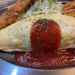 キッチン あずま - オムライスアップ