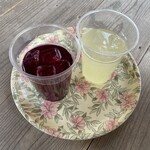 呂川茶屋 - ドリンク写真:紫蘇ジュース＆柚子ジュース