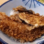 守茂 - セットの天丼　海老、さつまいも、ピーマン