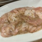 0秒レモンサワー 仙台ホルモン焼肉酒場 ときわ亭 - 牛とろ塩ホルモン