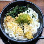 うどん万福 - 野菜天うどん