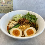 ほのぼんヌードルズ - ドロ坦々まぜそば 900円  味玉 120円  エクストリーム 50円