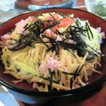 甘味処 ふじむら - 2013/7/10 にゅーめんセットのちらし寿司(^o^)/