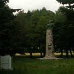 手打ちそば わか竹 - トイレと榎本像