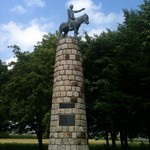 手打ちそば わか竹 - 榎本武揚像