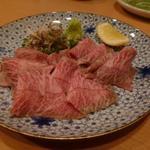 炭焼料理北野串治 - 牛刺身　２５００円（ミスジ）