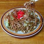 よしだ - 吉田やきそば店(お好み焼･焼きそば よしだ)焼きそばミックス大盛の麺[オナーズガーデン松岡編]
