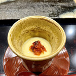 鮨旬美西川 - 梅の茶碗蒸し