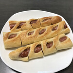粉とクリーム - 食べやすい長さに切断