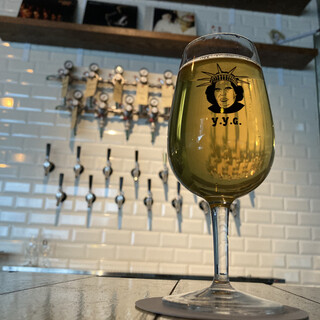 Enjoy domestic and international craft beers on tap.