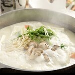 Healthy soy milk hotpot