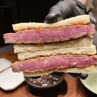 焼肉牛印 銀座店 - シャトーブリアンステーキサンド
