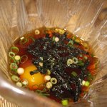 弁財船 - イカソーメン￥７９０（汁）