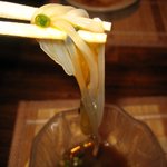 弁財船 - イカソーメン￥７９０（汁につける）