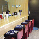 濃厚魚介らぅ麺 純 - カウンター席